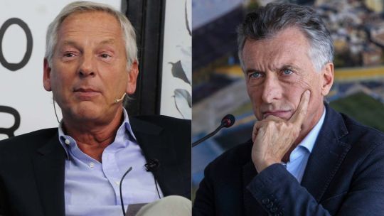 Marcelo Longobardi y Mauricio Macri