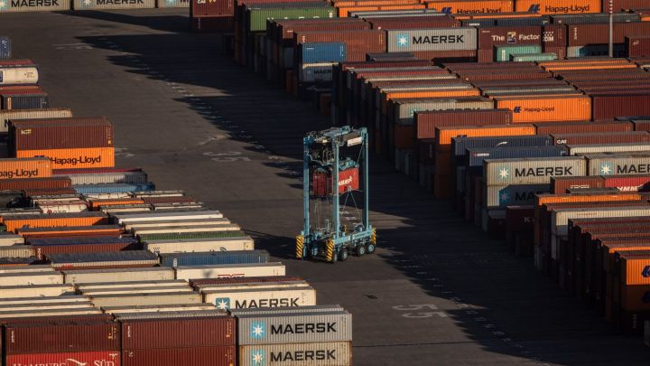 The port of Barcelona