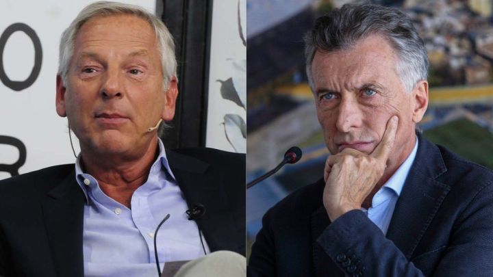 Marcelo Longobardi y Mauricio Macri