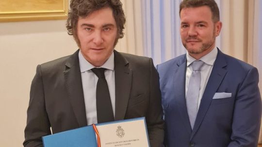 Alejandro Nimo y Javier Milei