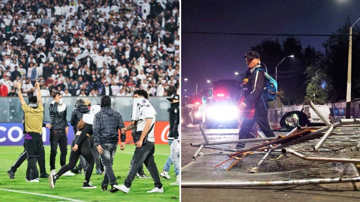 Desastre. El operativo policial generó una tragedia: dos hinchas, de 18 y 12 años, murieron aplastados tras intentar colarse.