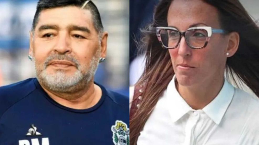 Diego Maradona y la psiquiatra Agustina Cosachov 20250414