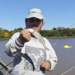 El Río de la Plata se presenta turbio y con aguas color chocolate, situación que no impide que se den pejerreyes en este inicio de la temporada.