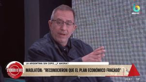 Carlos Maslatón, en el piso de "Comunistas"