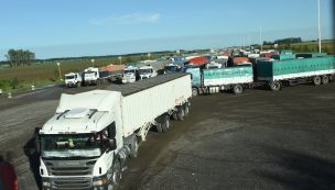 Transporte de granos en camiones