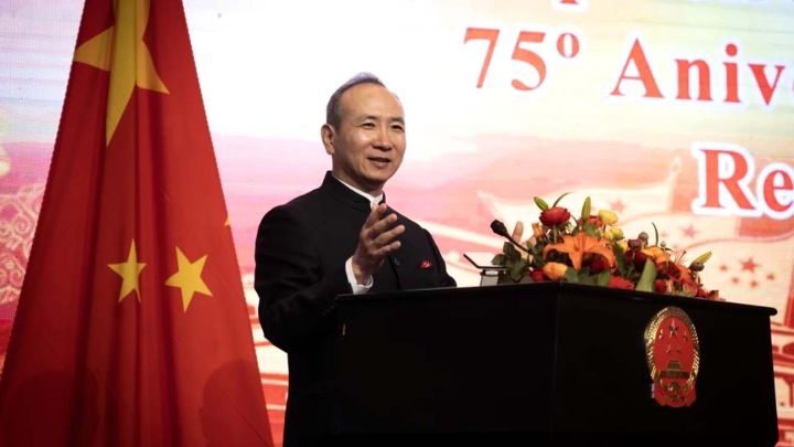 Embajador de China Wang Wei en Argentina.