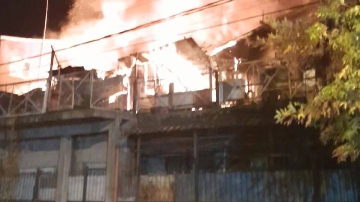 Incendio en San Fernando