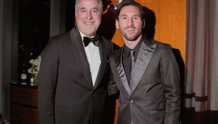 Messi y Jorge Mas