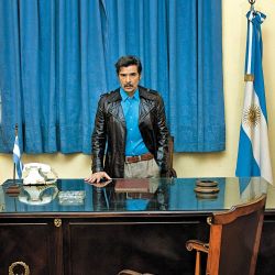 Se interiorizó y reflexionó sobre la vida de Rucci y posa desde las oficinas de la CGT. | Foto:José Tolomei