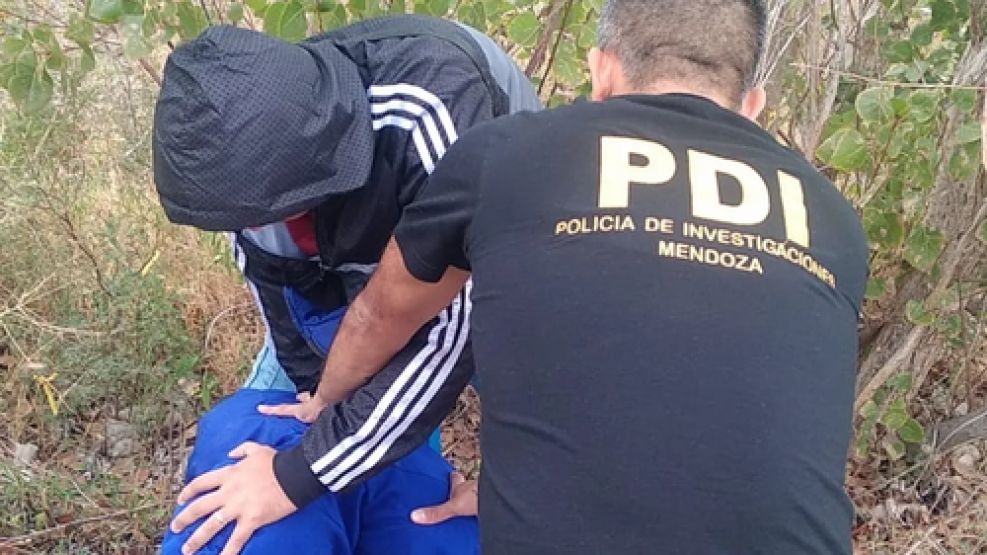 El presunto abusador detenido.