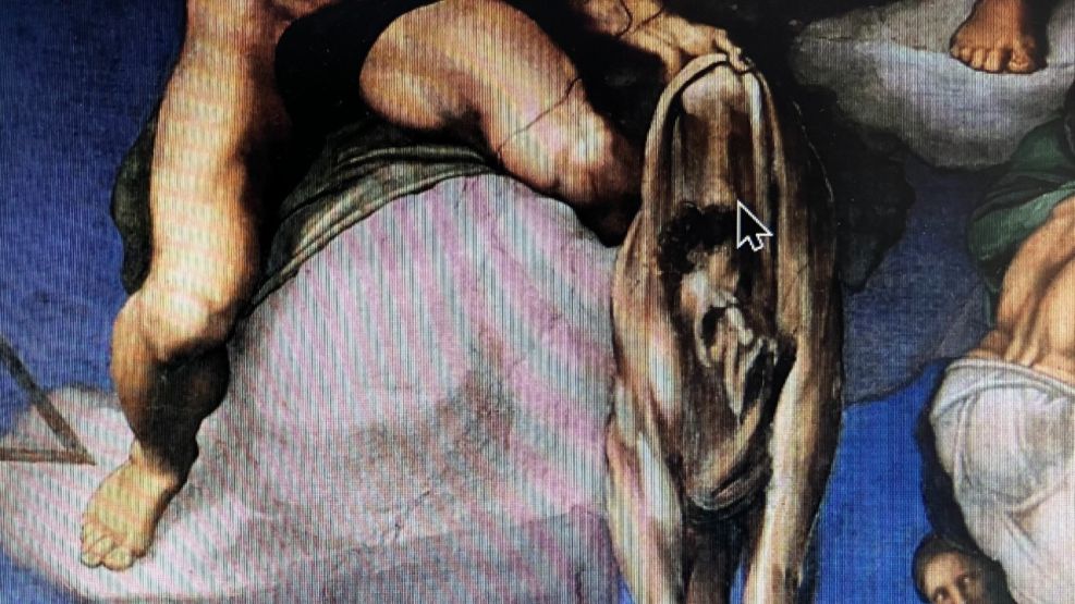 San Bartolomé en la Capilla Sixtina de Miguel Angel