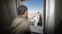 Jorge Macri en el nuevo mirador del Obelisco