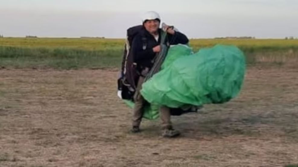 Saavedra: murió un hombre de 56 años haciendo parapente 