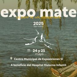 Expo Mate se hará en San Isidro durante el fin de semana del 25 de mayo.