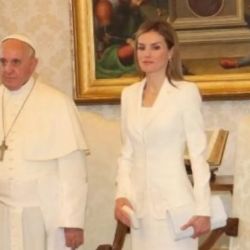 Papa Francisco y Letizia Ortiz