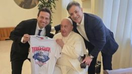 Moretti y el Papa Francisco 