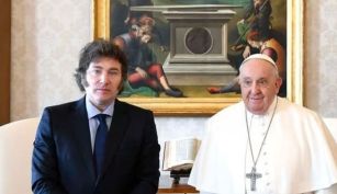 Milei y Papa Francisco