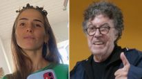 Ámbar y Piero De Benedictis protagonizaron un emotivo encuentro de abuelo y nieta