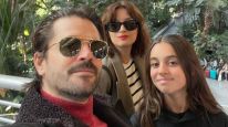 Felipe Colombo, Cecilia Coronado, y su hija Aurora
