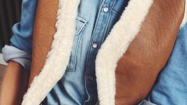 5 looks de invierno con chaleco, jeans anchos y vestidos abrigados.