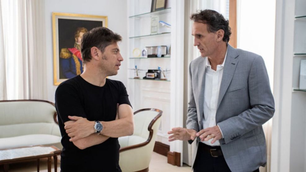 Axel Kicillof y Gabriel Katopodis