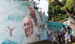 Mural del Papa Francisco