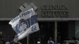 Maradona fue operado en la Cínica Olivos en noviembre de 2020