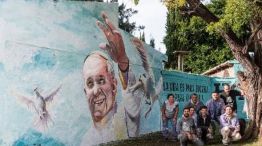 Mural del Papa Francisco