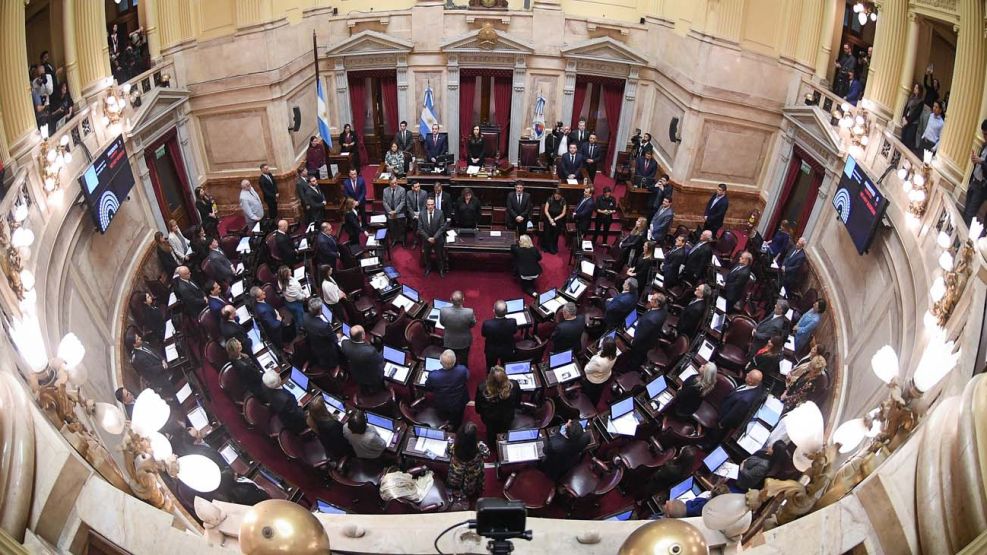 Homenaje al Papa en la camara alta20250424