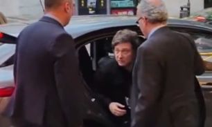 Javier Milei llegó junto a su comitiva a Roma para el funeral del papa Francisco 20250425