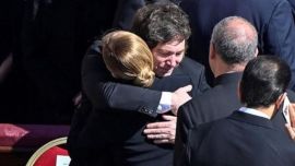 Javier Milei y Giorgia Meloni almorzaron juntos tras el funeral del papa Francisco