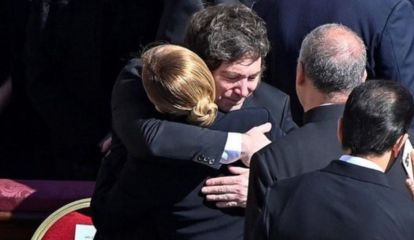 Javier Milei y Giorgia Meloni
