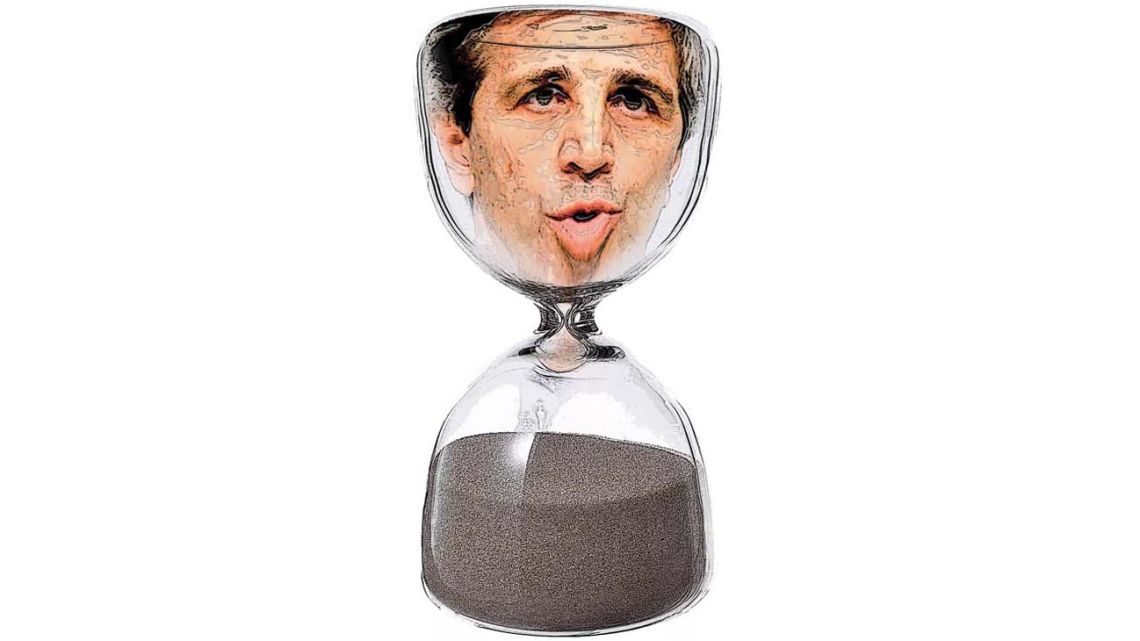 El reloj corre para Luis Caputo y la arena se termina el 9 de julio
