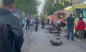 Un demente arrolló a una multitud en un festival en Canadá.