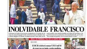 La tapa del Diario PERFIL del domingo 27 de abril de 2025