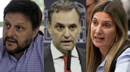 Leandro Santoro, Manuel Adorni y Silvia Lospennato 