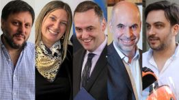 Leandro Santoro, Silvia Lospennato, Manuel Adorni, Horacio Rodríguez Larreta y Ramiro Marra 20250428