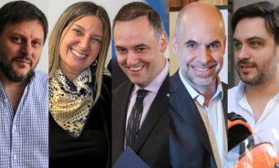 Leandro Santoro, Silvia Lospennato, Manuel Adorni, Horacio Rodríguez Larreta y Ramiro Marra 20250428