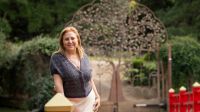 Pilar Rey en el Jardín Japonés Punta 