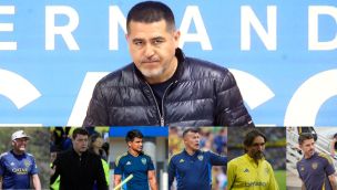 Riquelme y entrenadores
