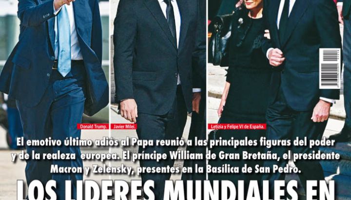 Los líderes mundiales en la despedida a Francisco 
