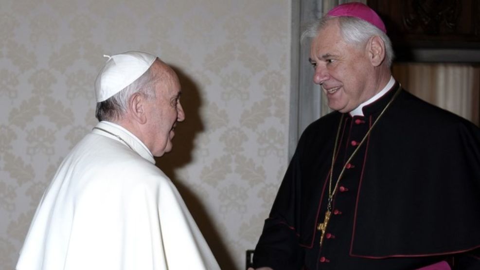 El papa Francisco junto al cardenal Gerhard Ludwig Müller
