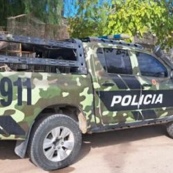 El allanamiento se llevó a cabo en una casa del departamento Chimbas,