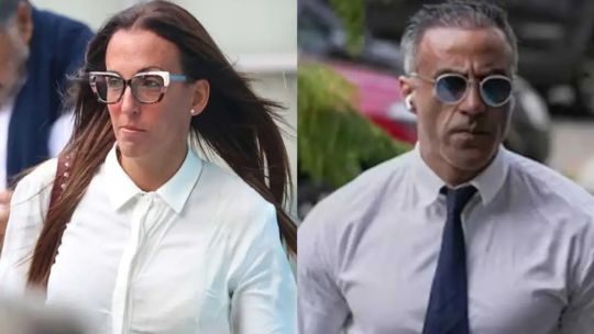 Agustina Cosachov and Leopoldo Luque.