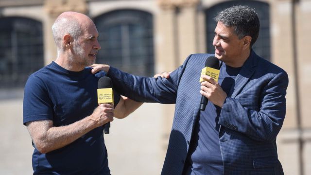 Horacio Rodriguez Larreta y Jorge Macri