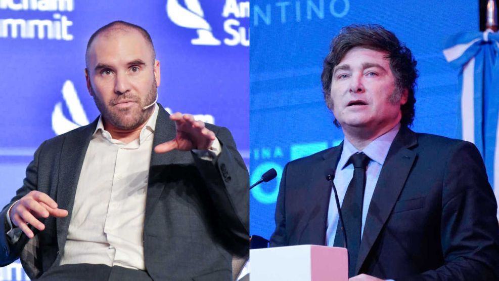 Martín Guzmán y Javier Milei 20250430