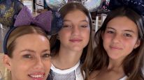 Las hijas de Nicole Neumann matchearon sus looks en Disney