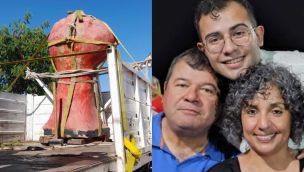 Removieron el "puño rojo" del barrio Emerenciano 20250501