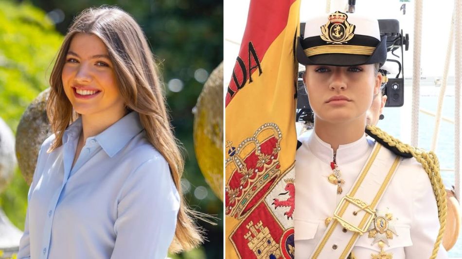 Así saludó la princesa Leonor a la infanta Sofía por su cumpleaños
