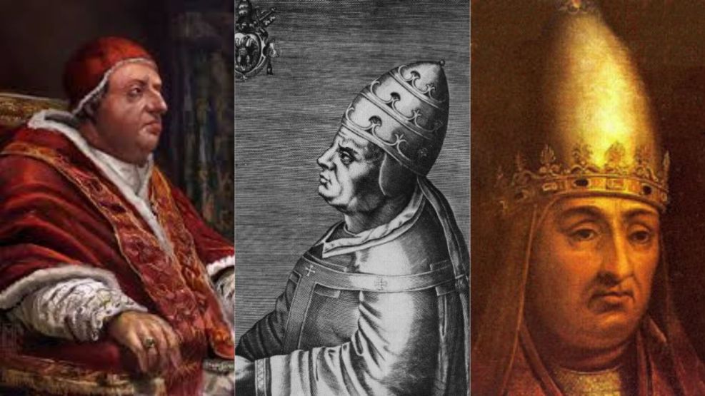 Papa Alejandro VI, Papa Urbano VI y Papa Bonifacio VIII